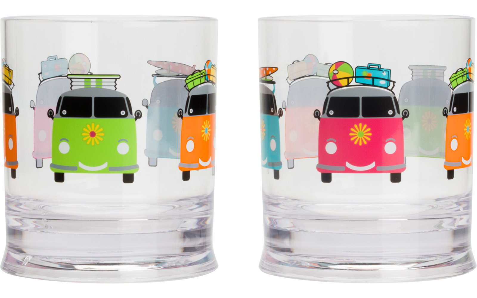Flamefield Campers Smiles Gläserset 310 ml 2er Set
