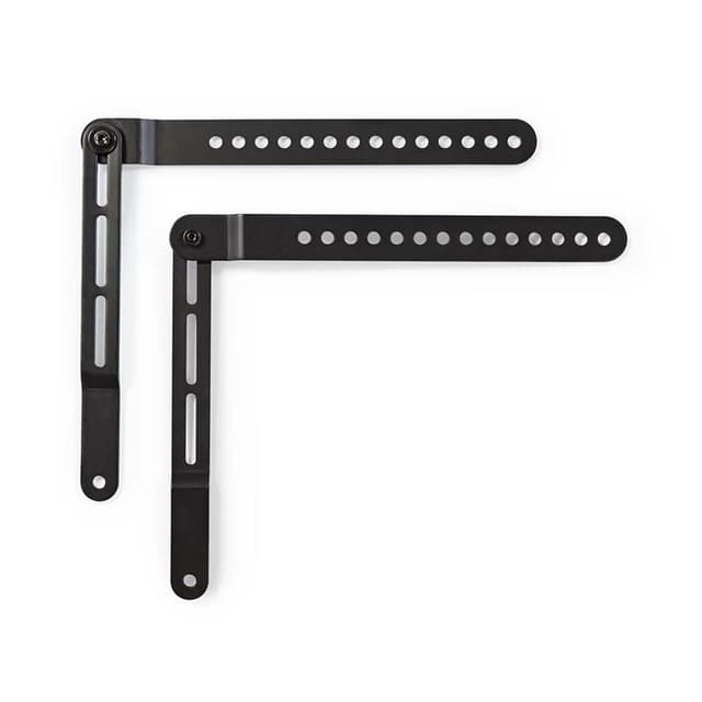 Nedis Soundbar Beslag | Kompatibel med: Universal | Fastmonteret på TV'et | 10 kg | Roterede | Stål | Sort