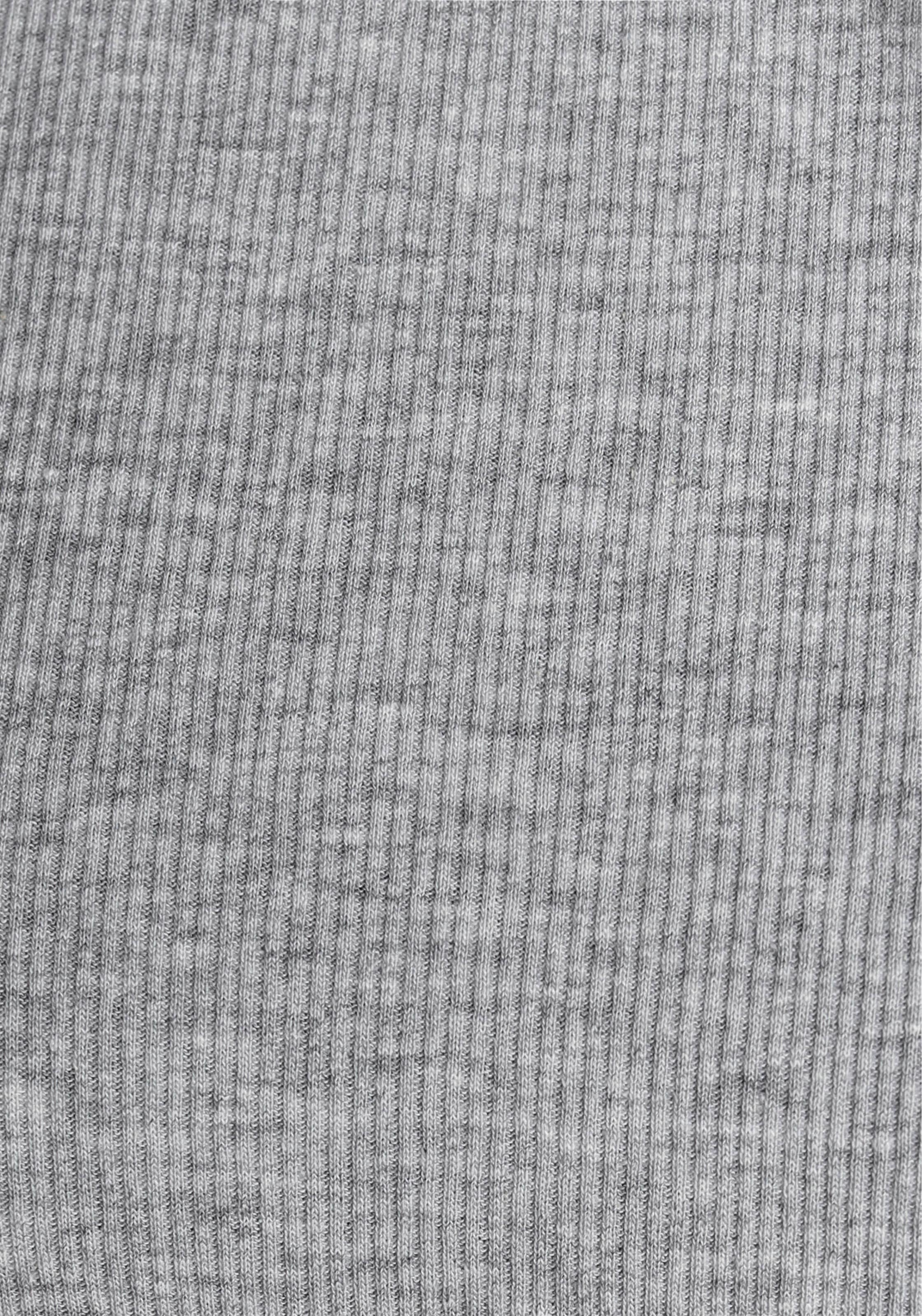 Flashlights Langarmshirt, 2 Stk. sehr figurbetonter Schnitt,  Feinrippstoff aus 100% Baumwolle