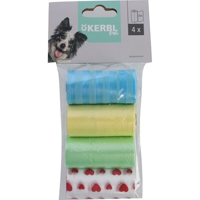 Hundezubehör - Hundekotbeutel - 4er Set