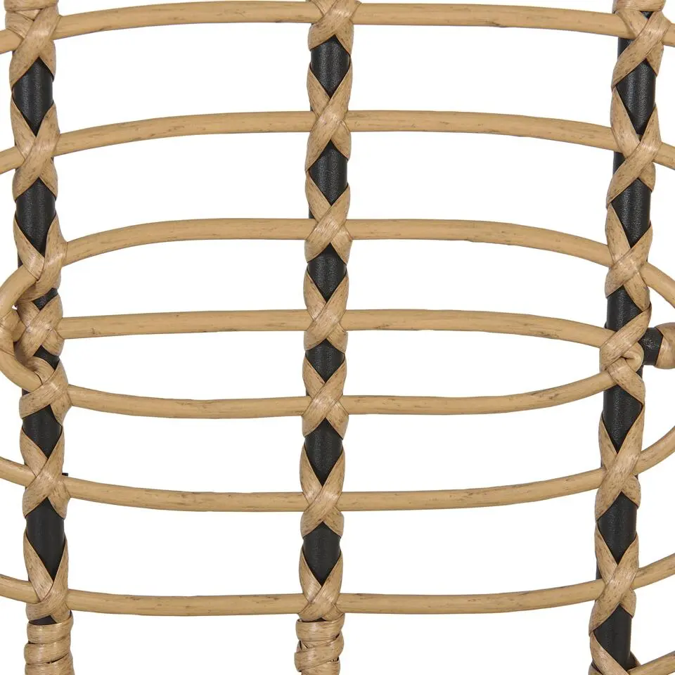 PRATELLO - Tuinstoel set van 4 - Naturel - Rotan