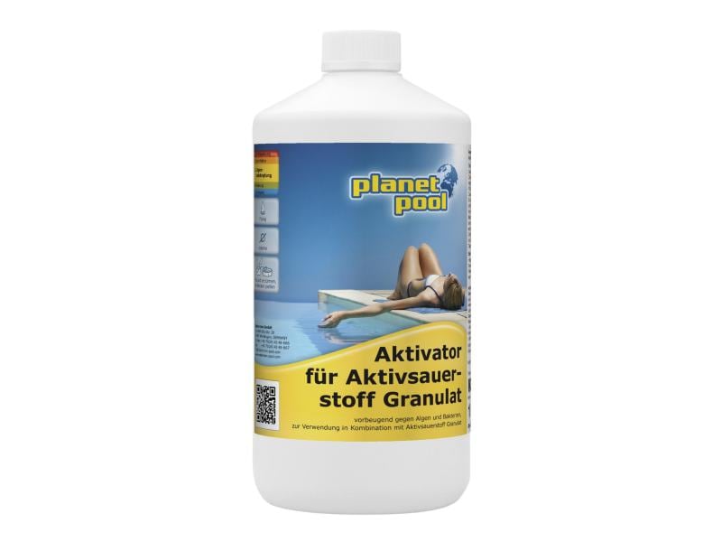 Planet Pool Aktivator für Aktivsauerstoff-Granulat 1 l Sauerstoff-Komp. 2 chlorfreies Algizid