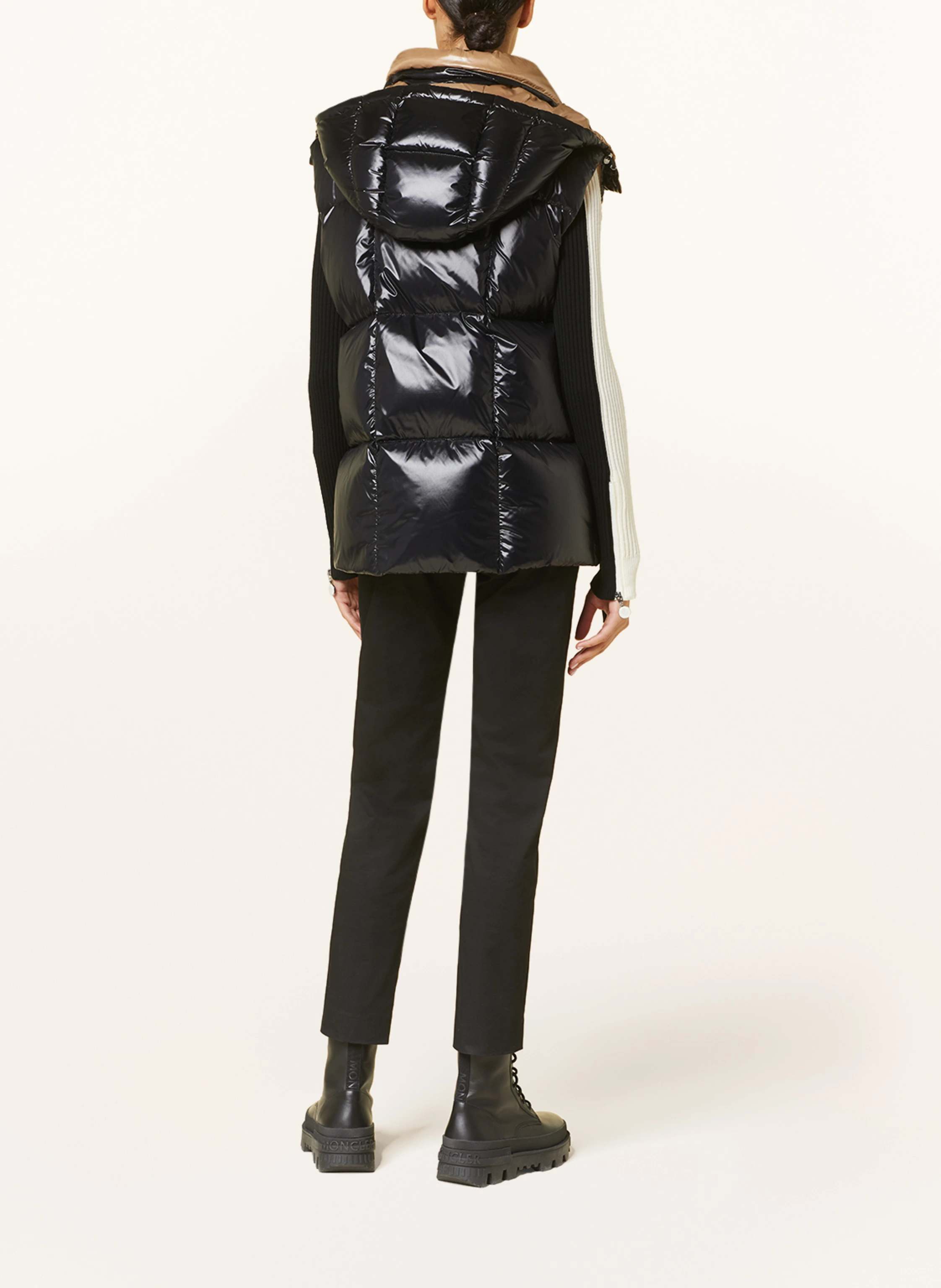 MONCLER Daunenweste LUZULE mit abnehmbarer Kapuze