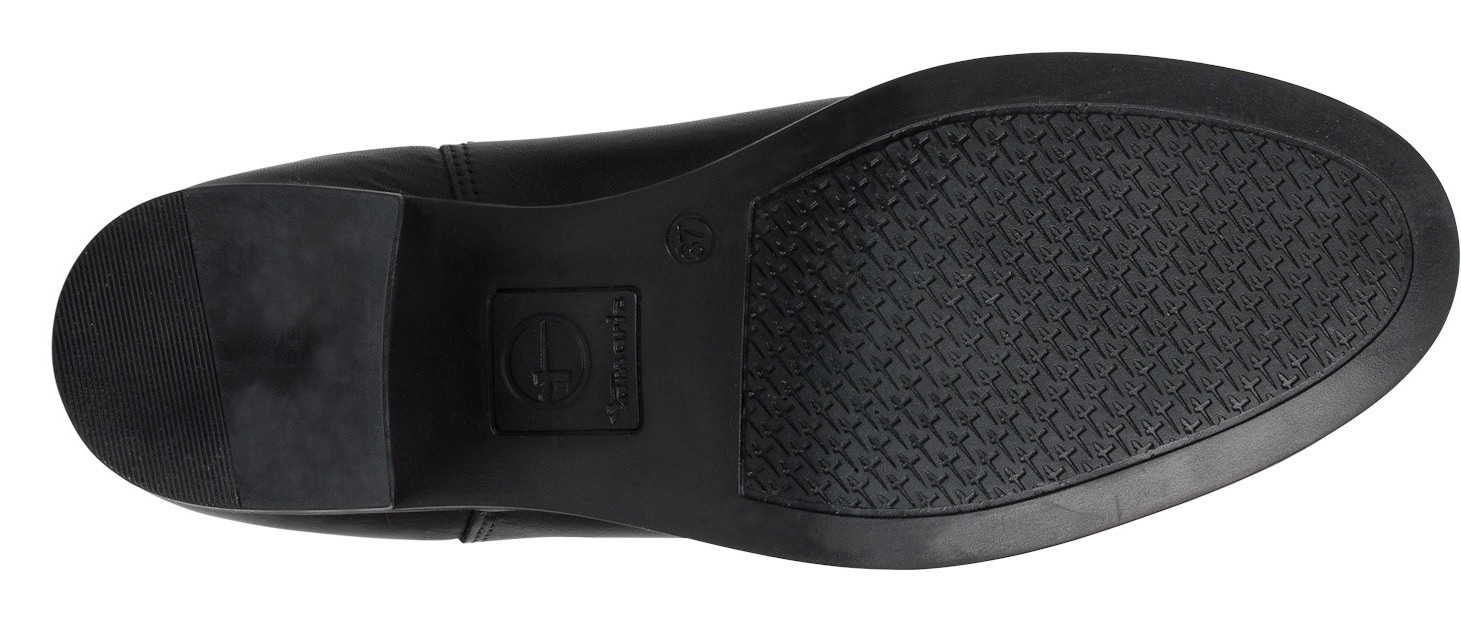 Tamaris Chelseaboots  Blockabsatz, Stiefelette, Schlupfschuh in schmaler Form