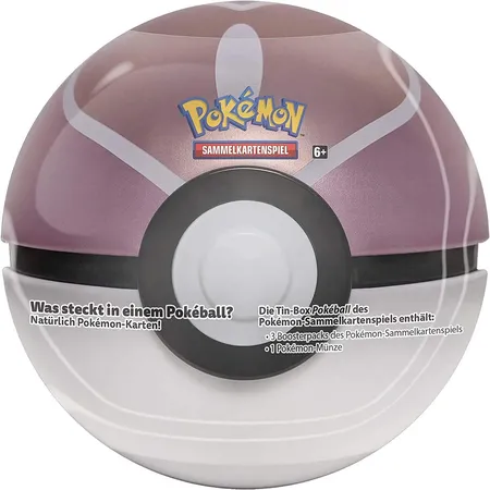 Pokemon Tin-Box Pokemon GO Pokéball, 1 Stück, 3-fach sortiert