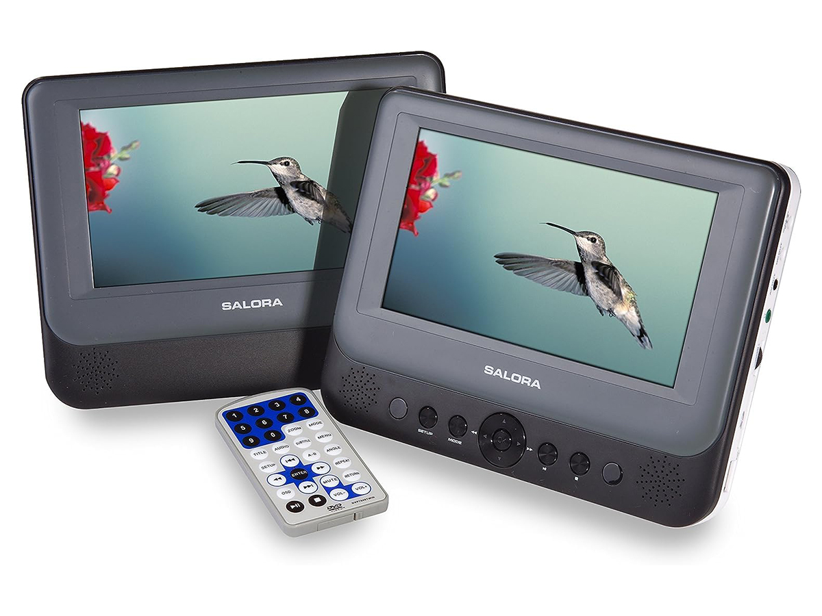 Salora DVP7048TWIN draagbare DVD speler