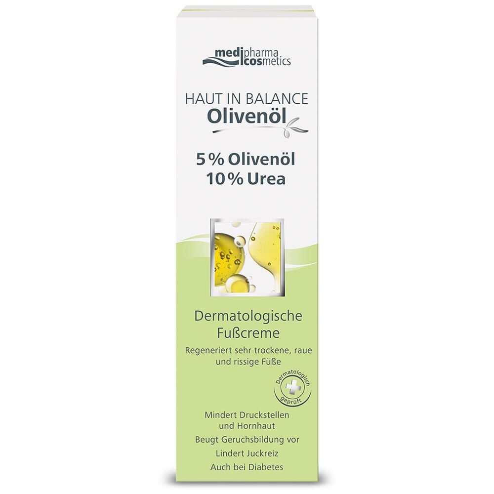 medipharma cosmetics Olivenöl Haut in Balance Dermatologische Fußcreme