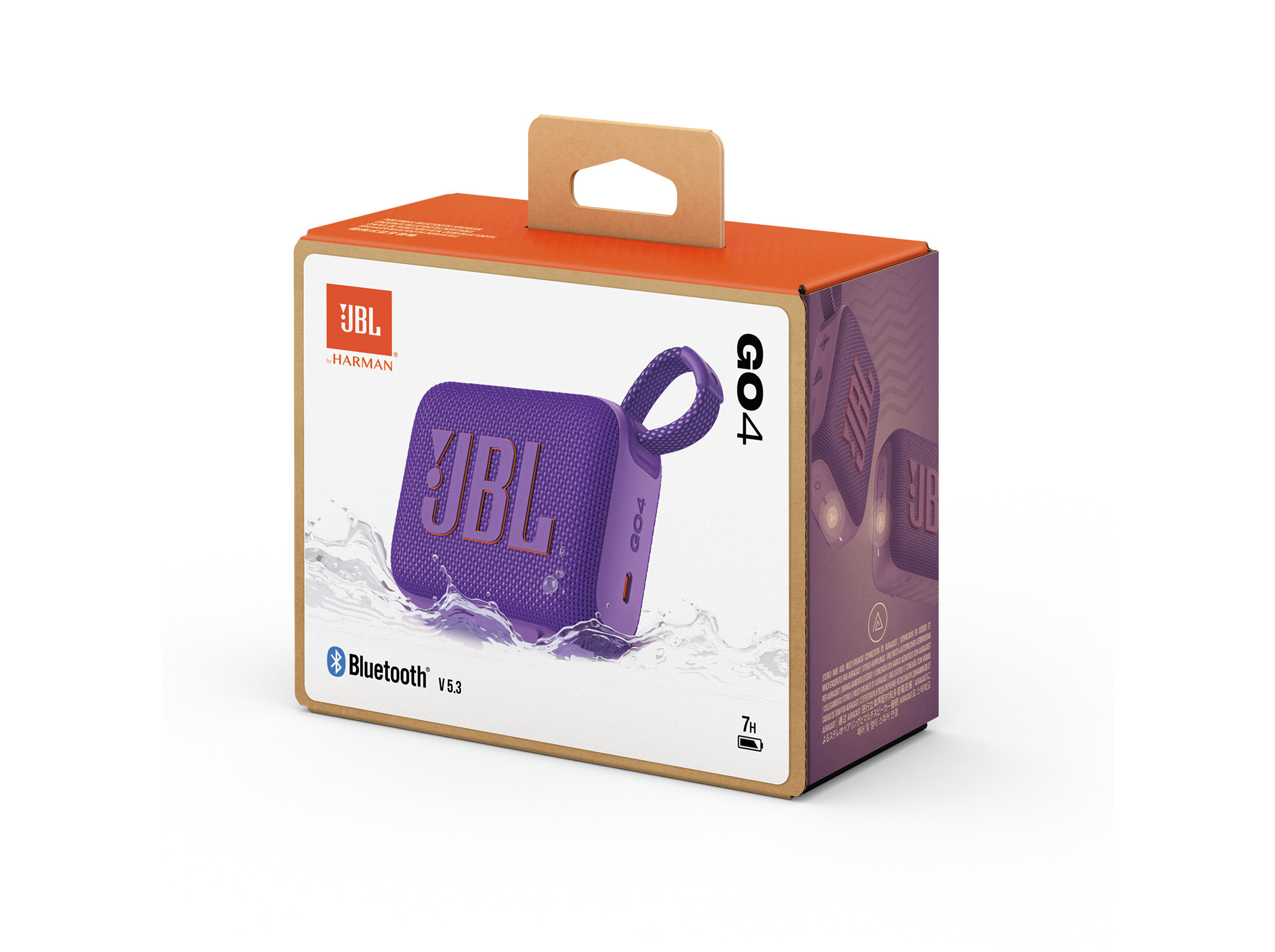 COLUNA PORTATIL JBL GO 4 ROXO