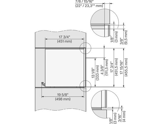 MIELE - Expresso encastrable CVA 7845 PeBe