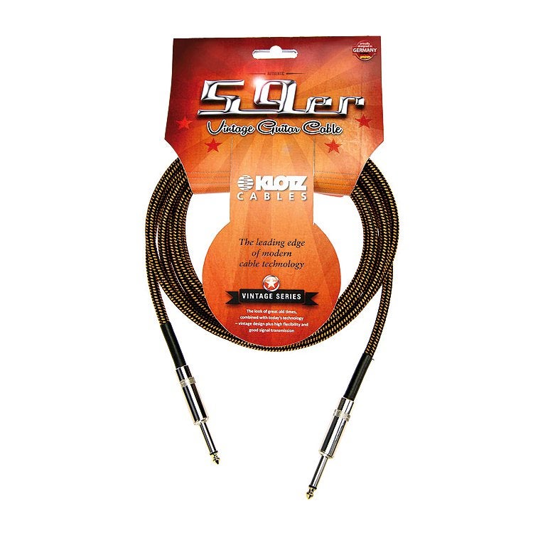 Klotz 59er vintage gitaarkabel 3 meter