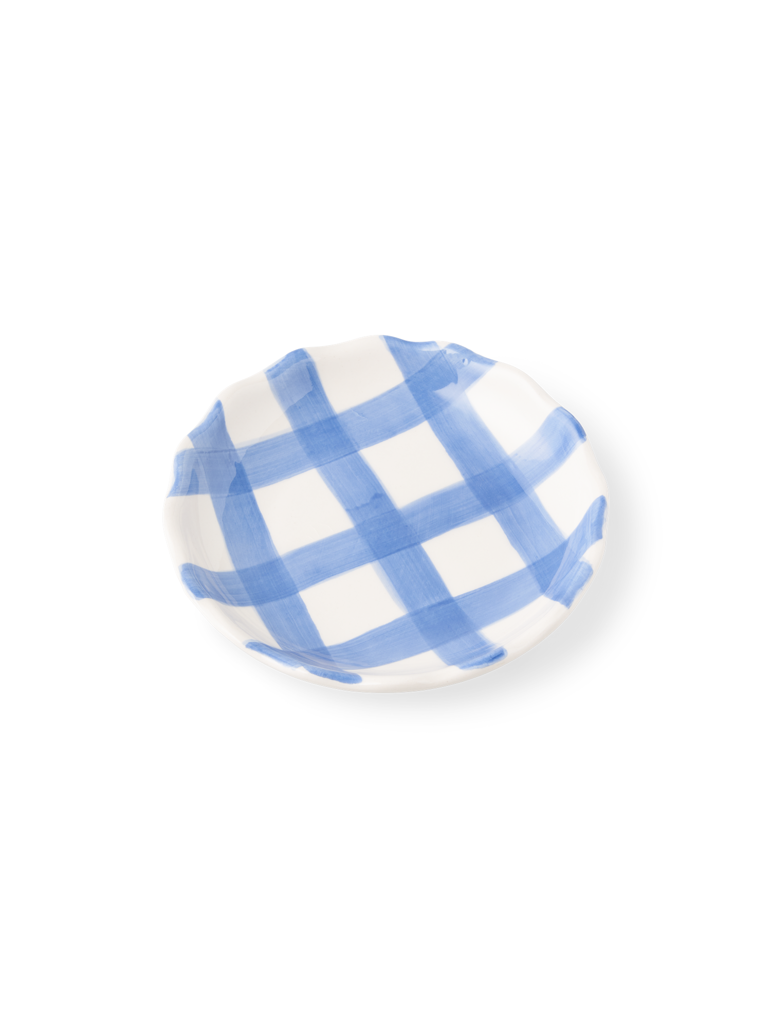 Dekorativ bakke | Stentøj. Ø12,8 x 2,5 cm. | Azure Blue