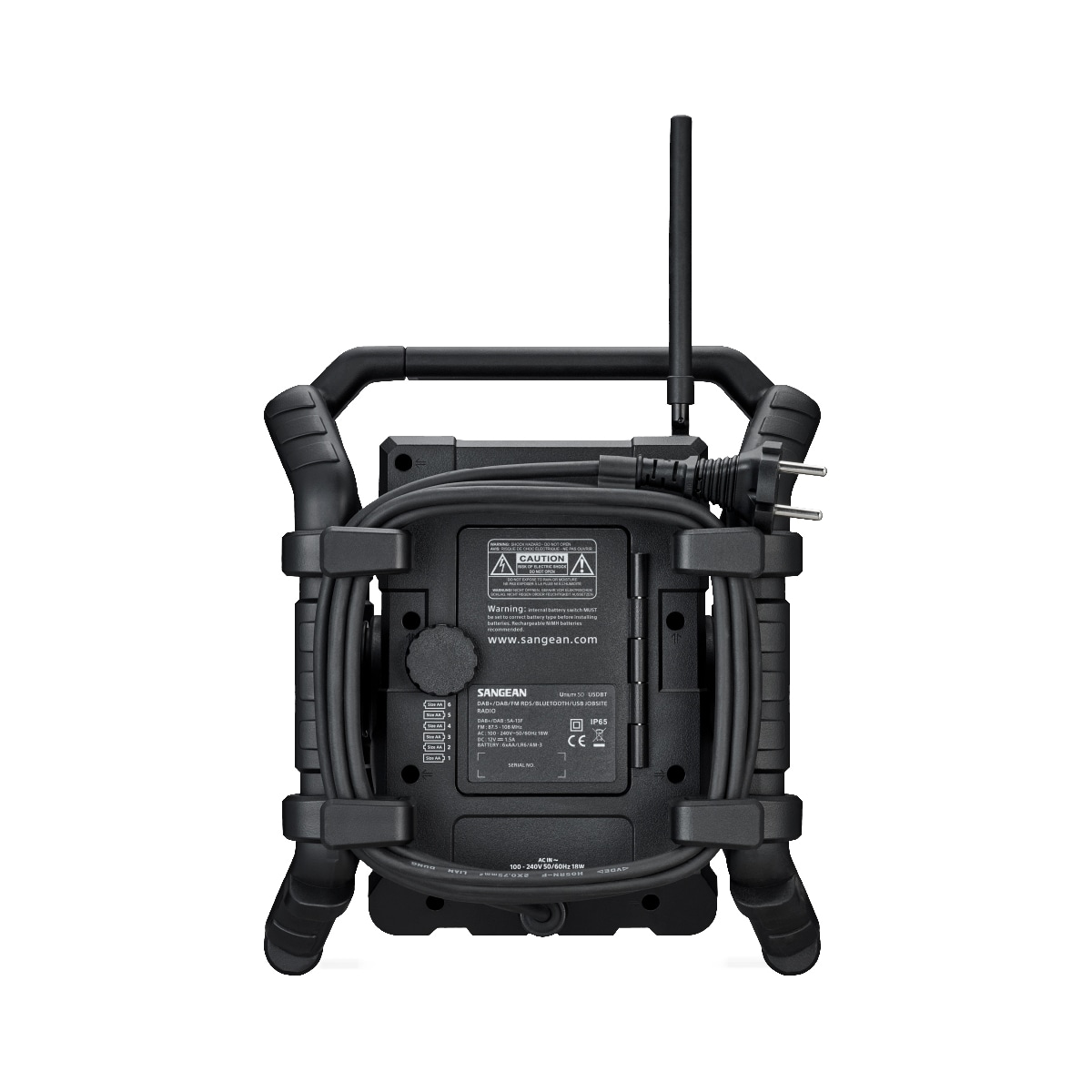Sangean U5 DBT digitalradio (sort)
