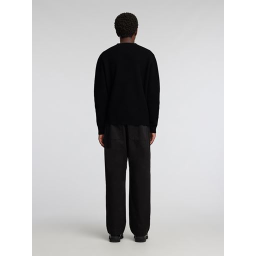 Annarr Ragi Wool Striktrøje, Black, M