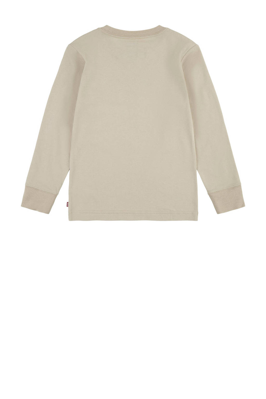 Levi's longsleeve Batwing met logo beige