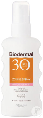 Biodermal Spray Solaire IP30 Peaux Sensibles Flacon 175ml
