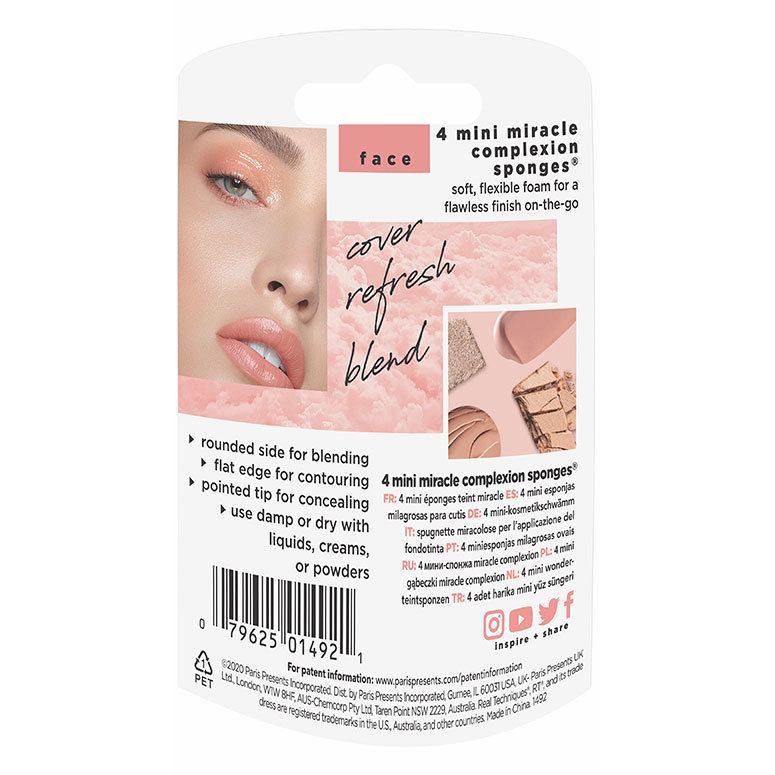 Real Techniques 4 Mini Miracle Complexion Sponges