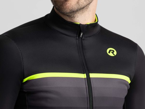 Rogelli Hero II Vinterjakke, Black/Fluor