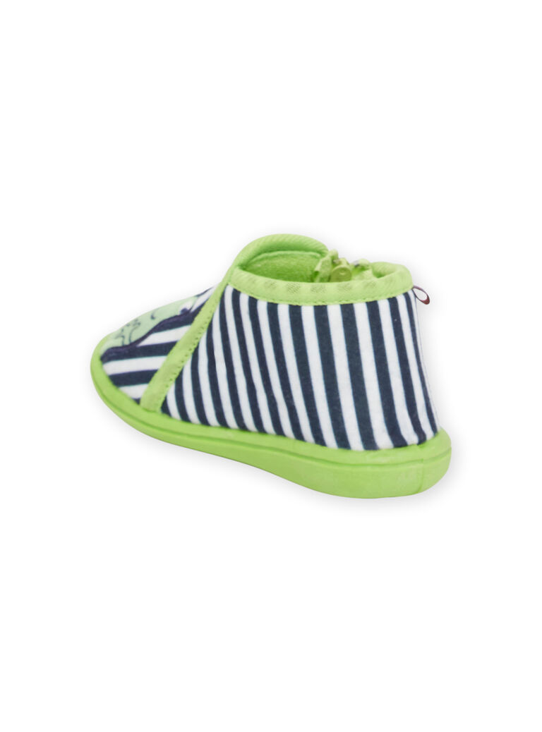 Bottillons verts, noirs et blancs bébé garçon