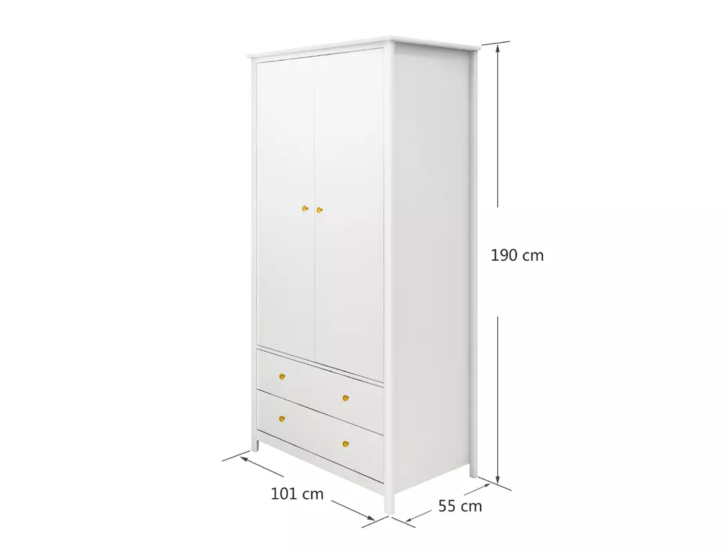 Kleiderschrank 2-trg. Luna