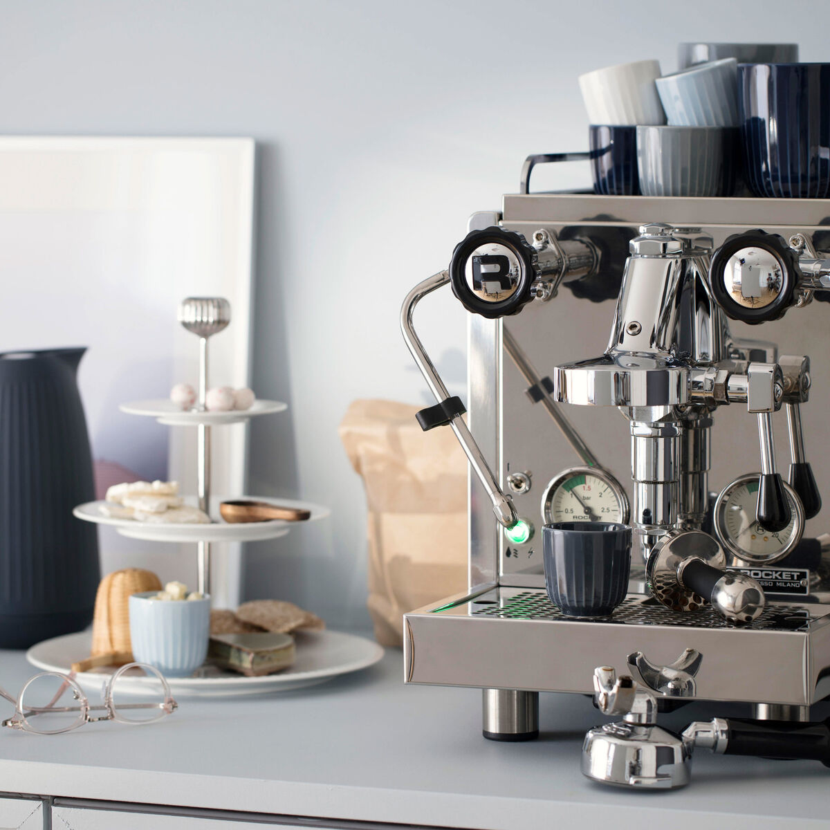 Hammershøi Espressokopp 10cl Indigo