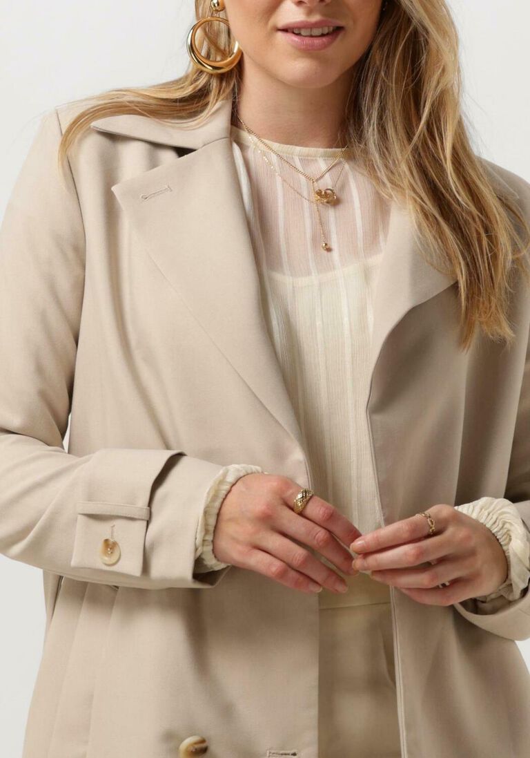 NOTRE-V beige notre-v  x bo - anna trenchcoat