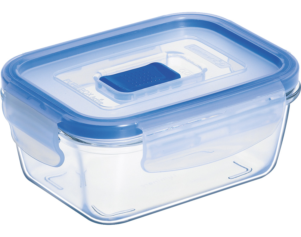 CAIXA RECTANGULAR HERMÉTICA PURE BOX ACTIVE LUMINARC 12X9CM