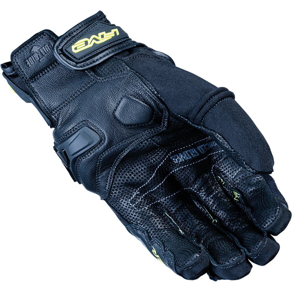Five - Gants X-Rider Waterproof Noir / Jaune fluo