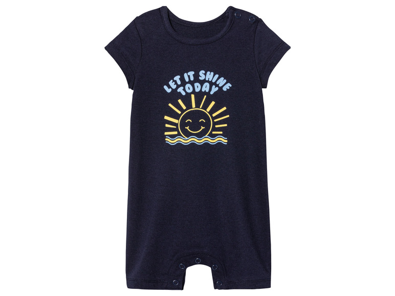 2 baby playsuits