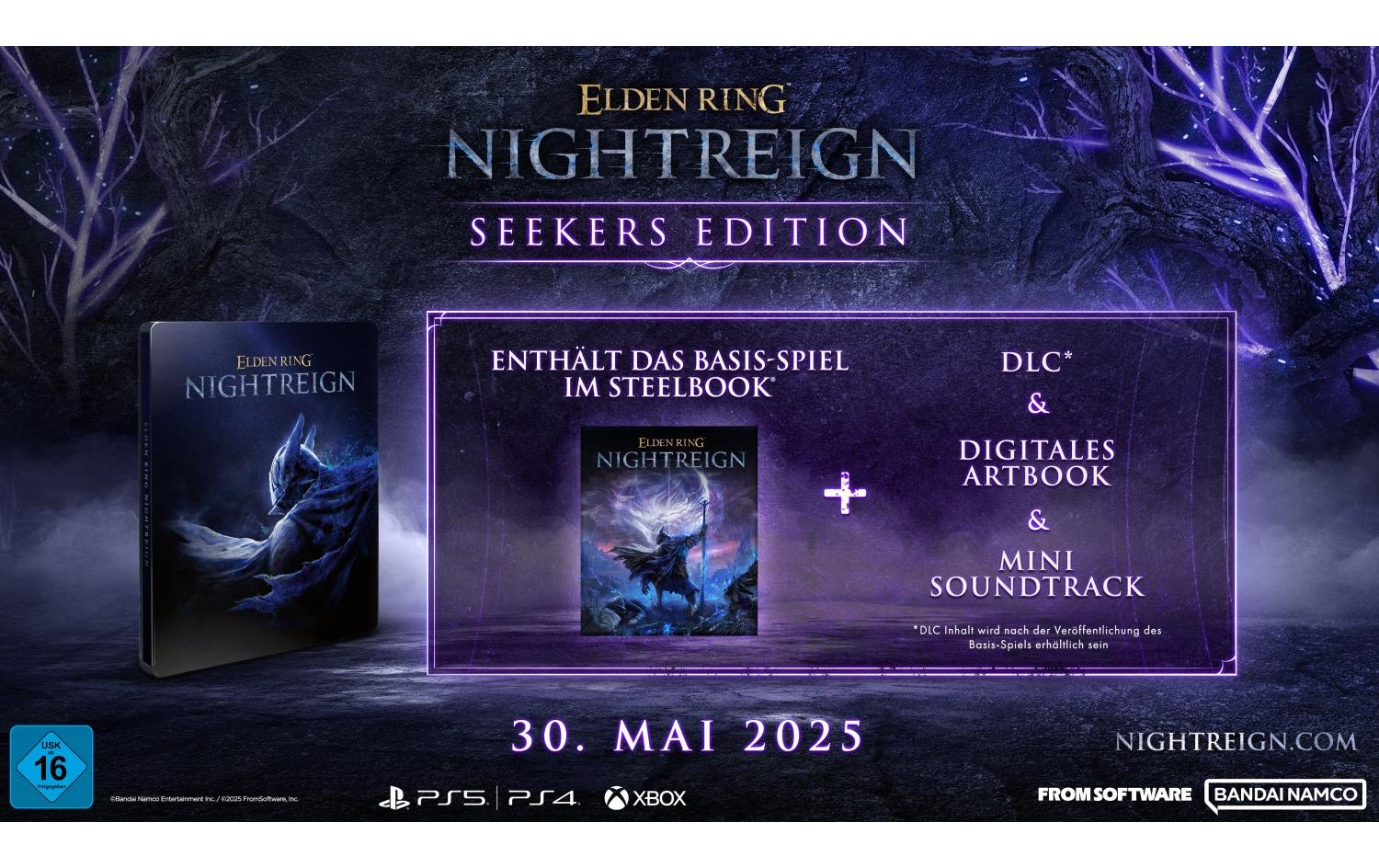 Elden Ring – Nightreign Nightreign Seekers EditionAbenteuer-RPG-Spiel für Playstation 5