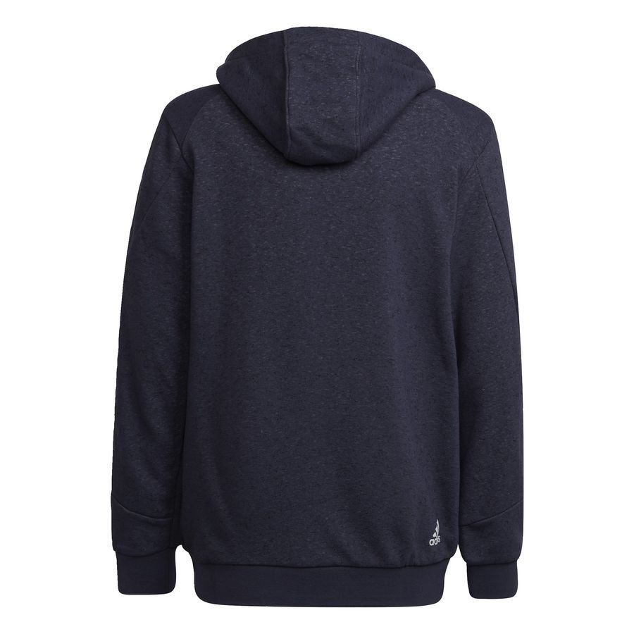 adidas Sweat à Capuche Future Icons 3-Stripes - Bleu Marine Enfant