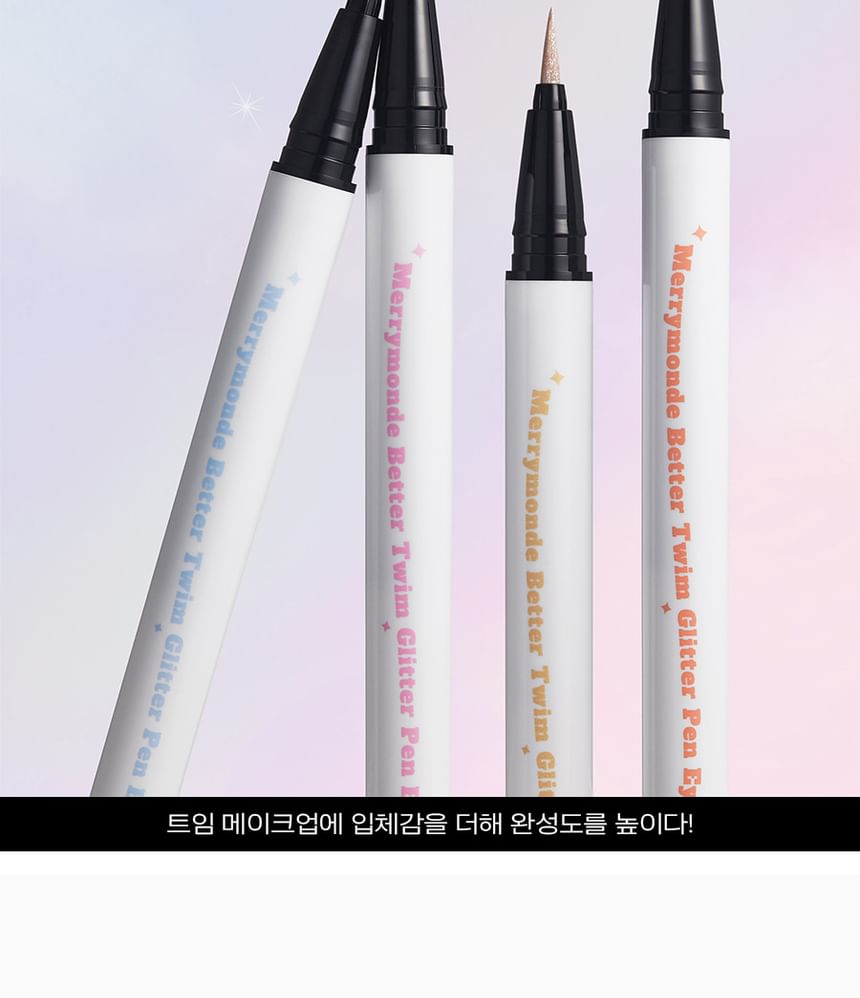 Merry monde - Better Twim Glitter Pen Eyeliner - 4 kleuren