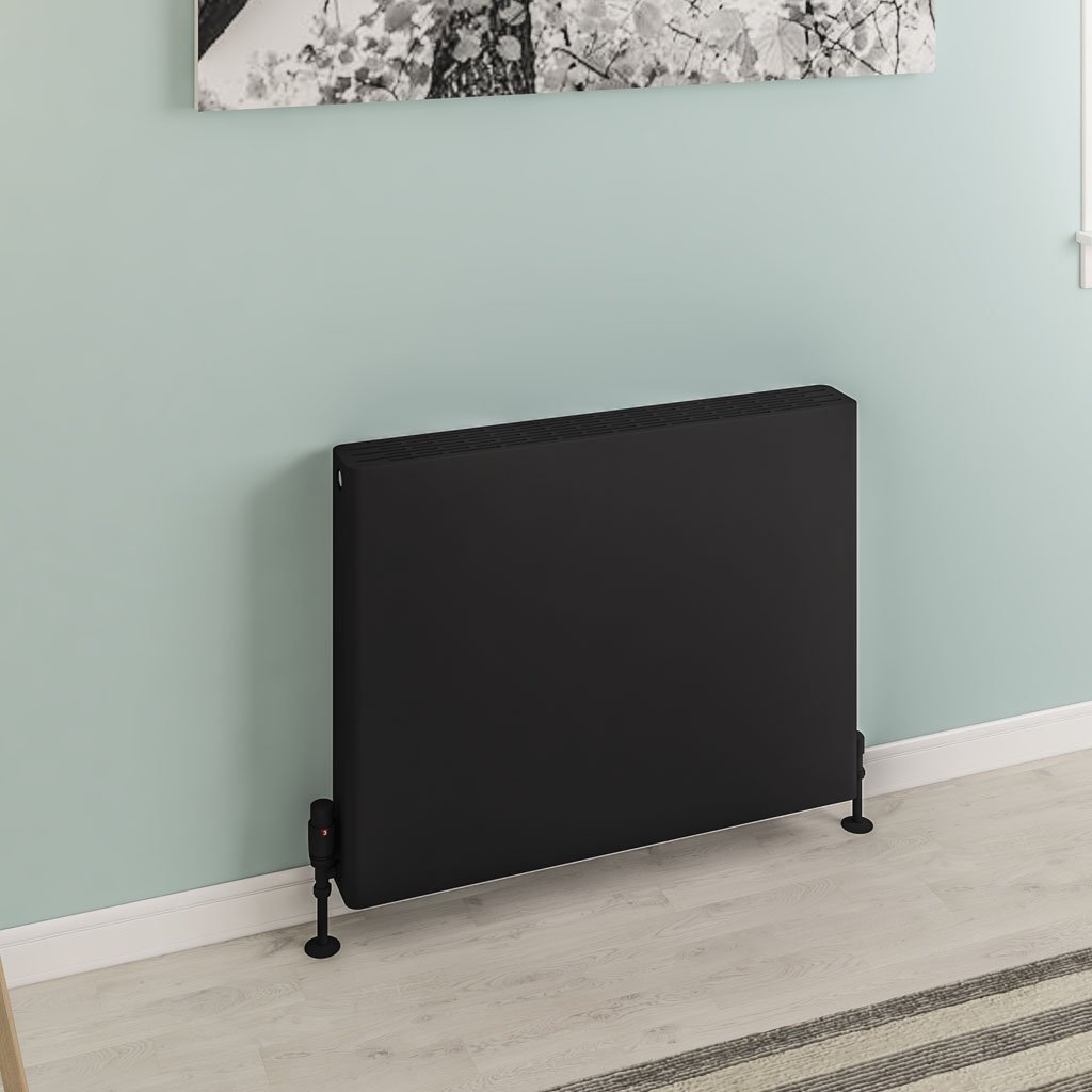 Eastbrook Keynsham paneelradiator 80x60cm 1577W zwart mat