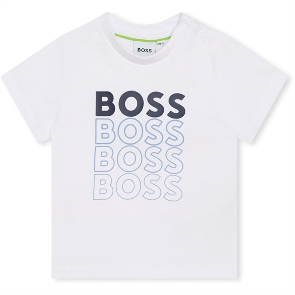 Baby T-shirt White - Hugo Boss → Luksusbaby.dk