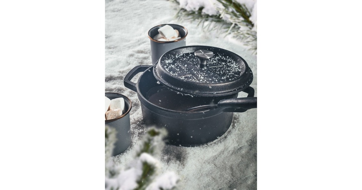The WindmillBBQ Pan S bak-/braadpan  (Zwart, Ø 20 cm | 2.1 liter)