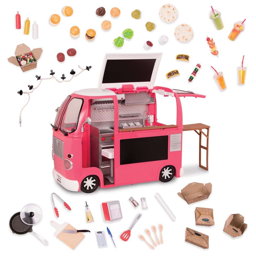 Our Generation Food Truck pink