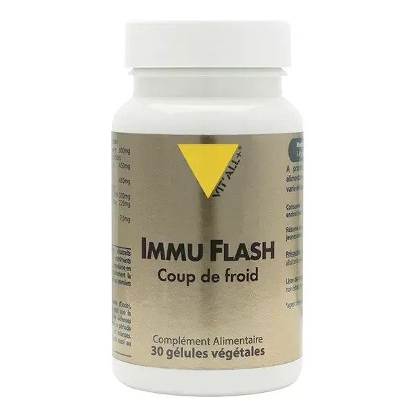 Vit'all+ Immu Flash Alívio da Resfriado 30 cápsulas vegetais