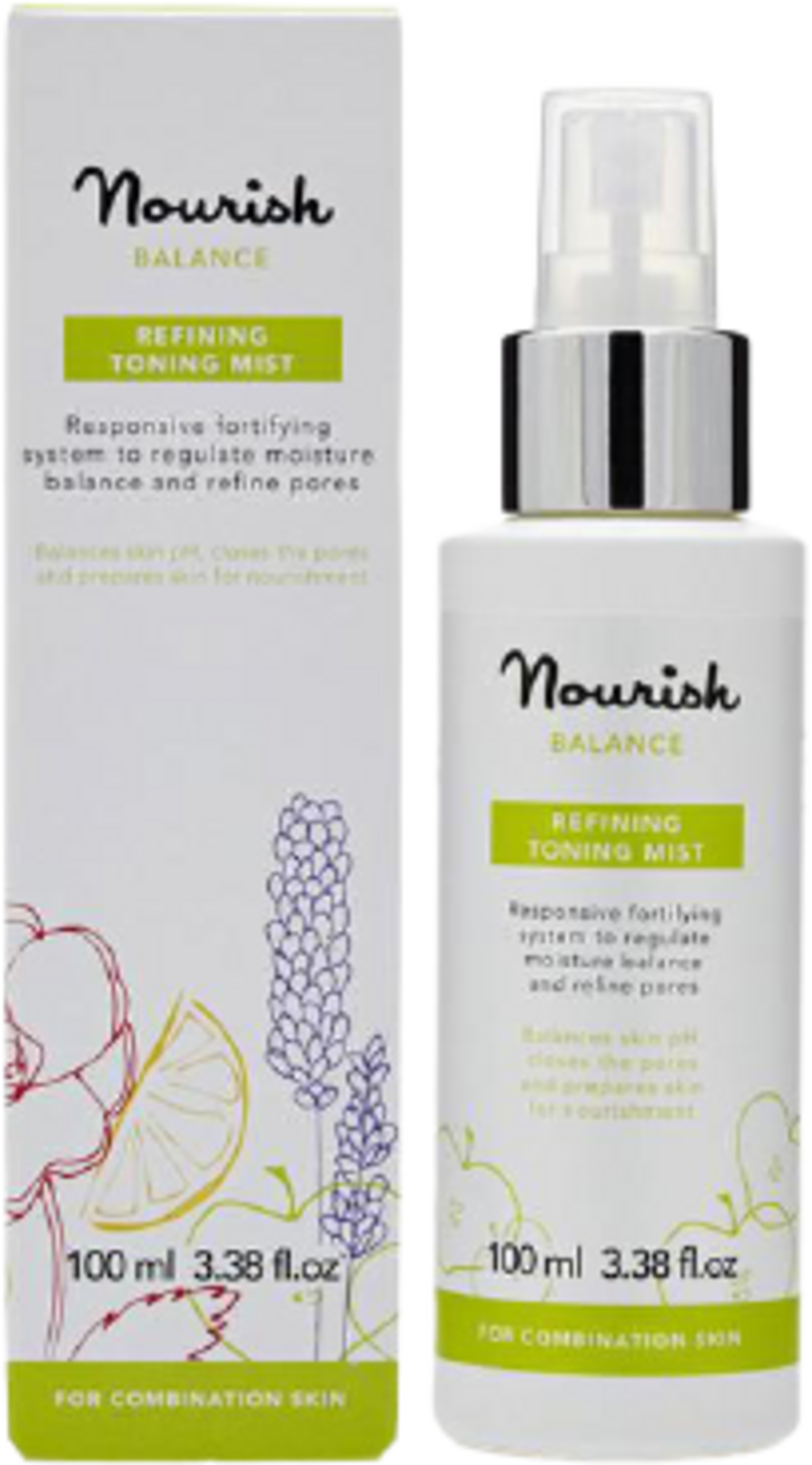 Nourish London  Balance Refining Toning Mist, 100 ml