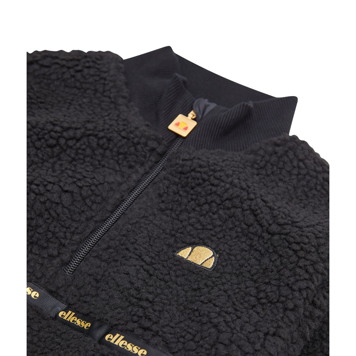 ELLESSE<br>Suéter em sherpa com gola alta
