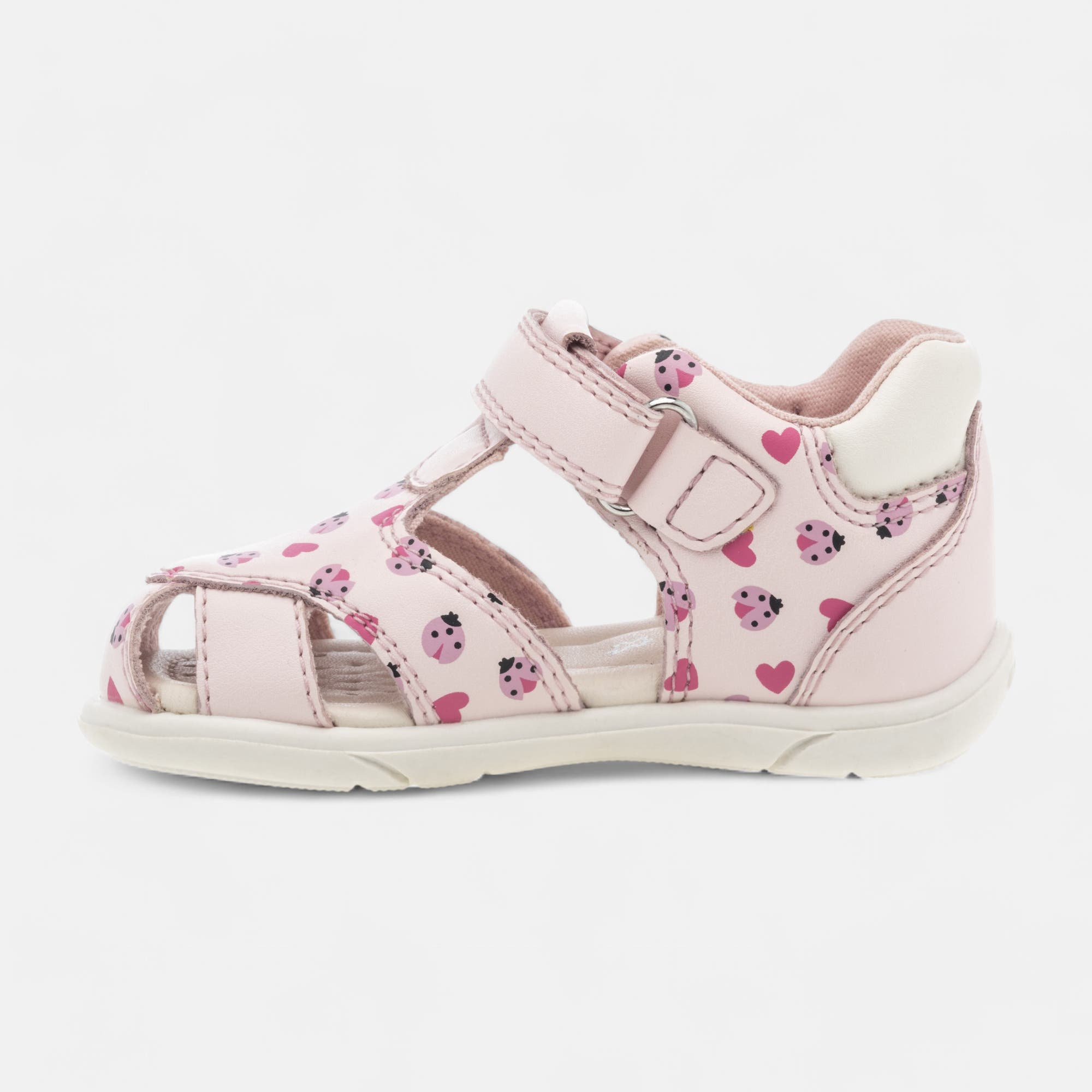Nu-pieds Bébé fille rose