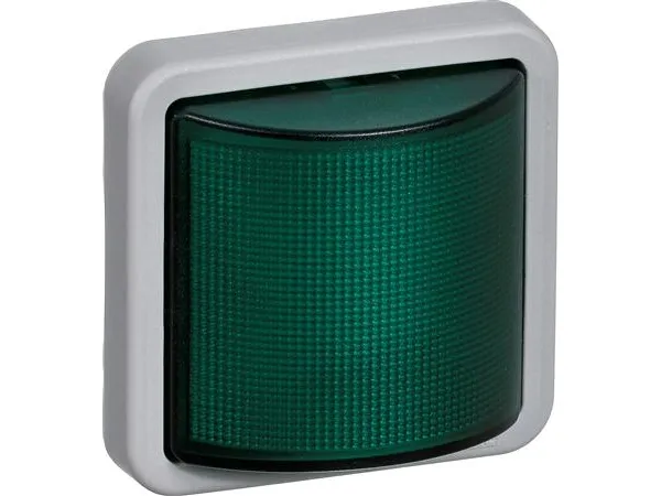OPUS 74 Industri indsats signallampe LED 230 V, konstant/blink, grøn
