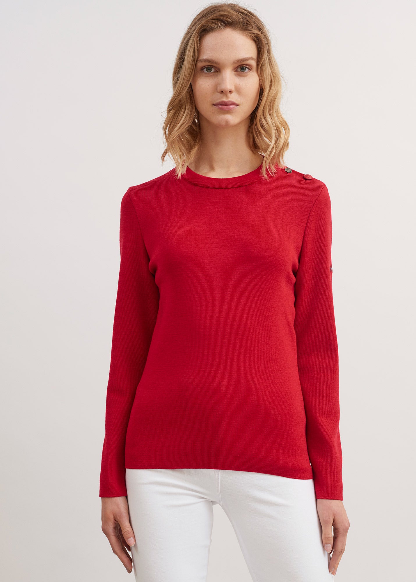 Pull marin uni Brégançon