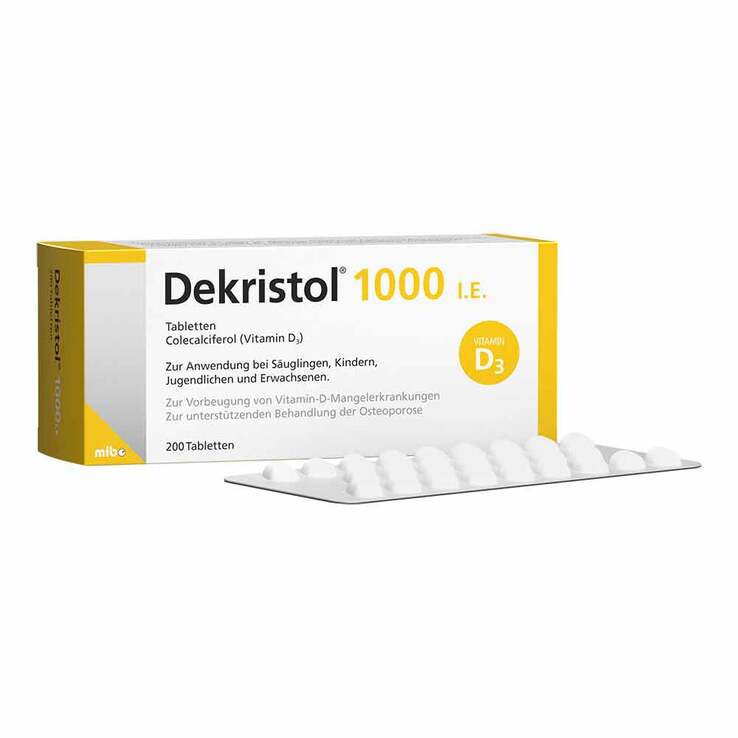Dekristol 1.000 I.E. Tabletten, 2x200 St