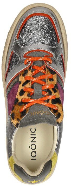 Iqonic Sneakers Laag zilver