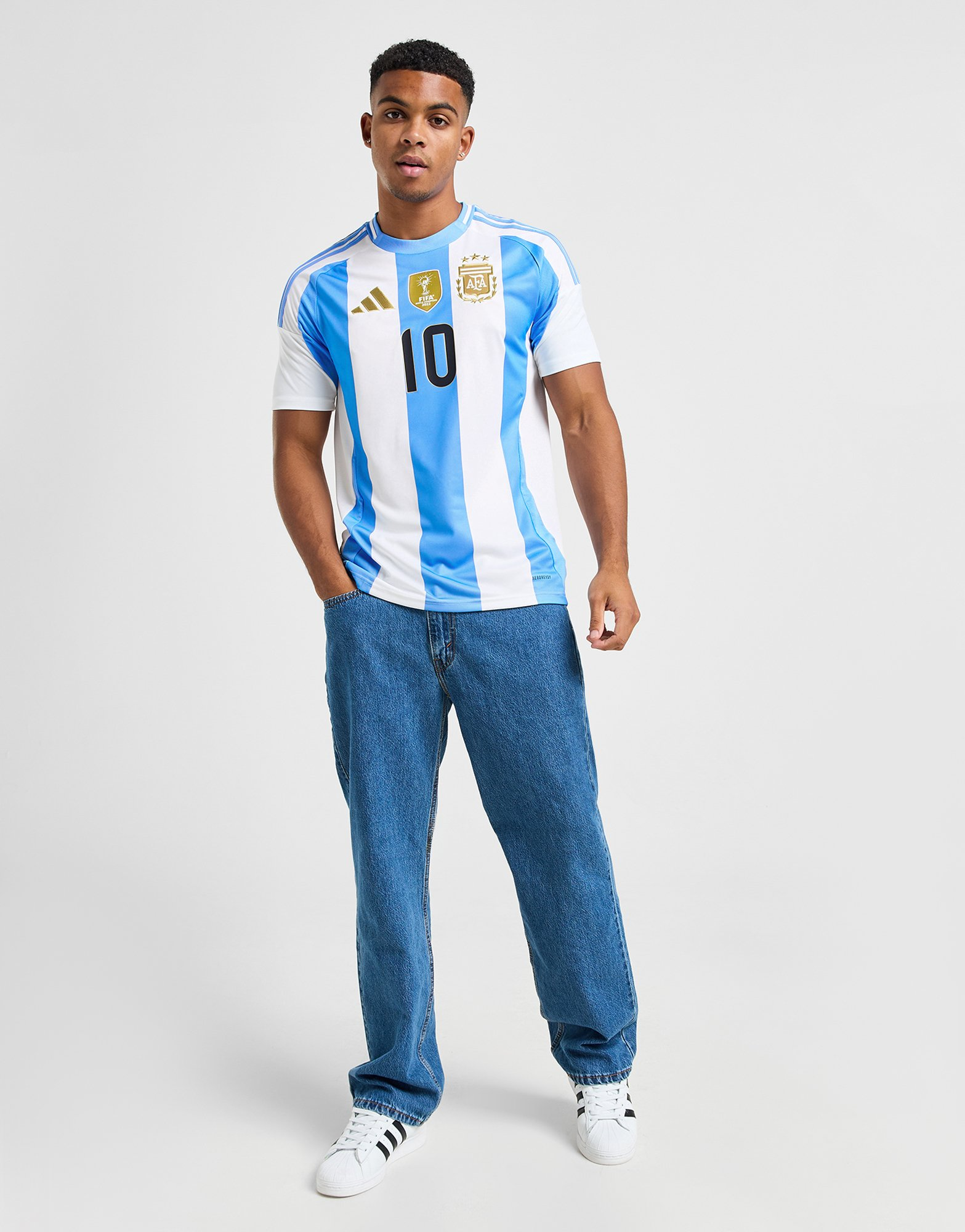 adidas Maillot Argentine 2024/25 Messi #10 Match Domicile Homme