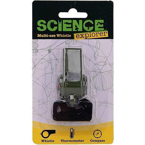 Johntoy science explorer fluit met kompas en thermometer