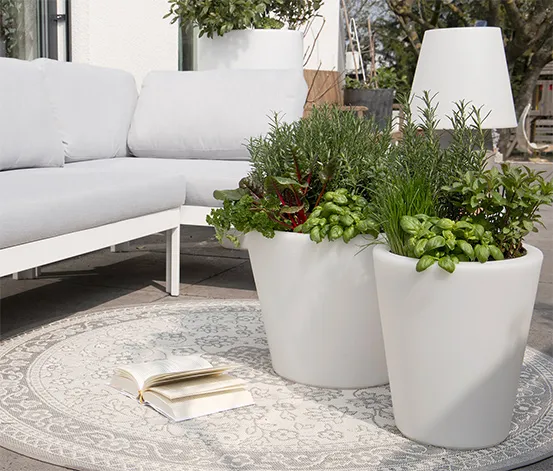8 seasons design Solar-Topf