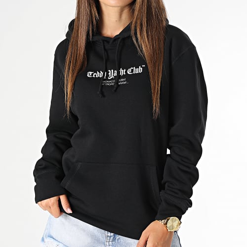 Sweat Capuche Femme Art Series Noir