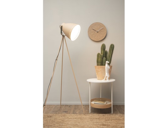 LEITMOTIV - Lampadaire salon Lampadaire design trepied mingle - h. 145 cm - beige