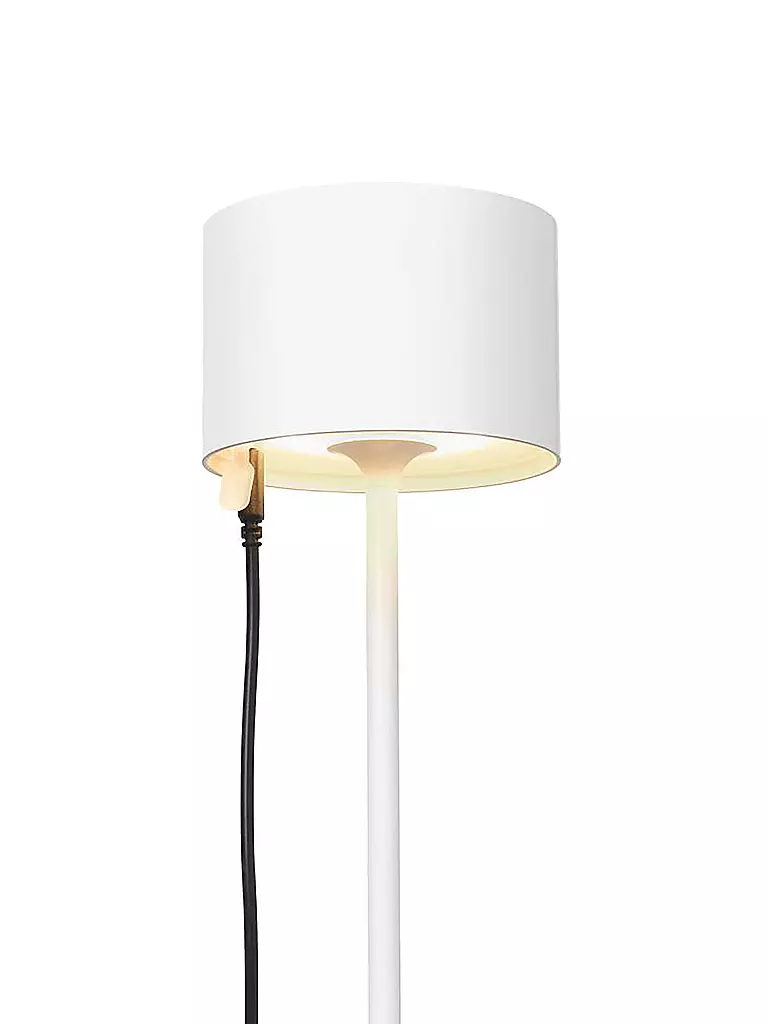 BLOMUS Mobile LED Stehleuchte FAROL 33,5cm White weiss