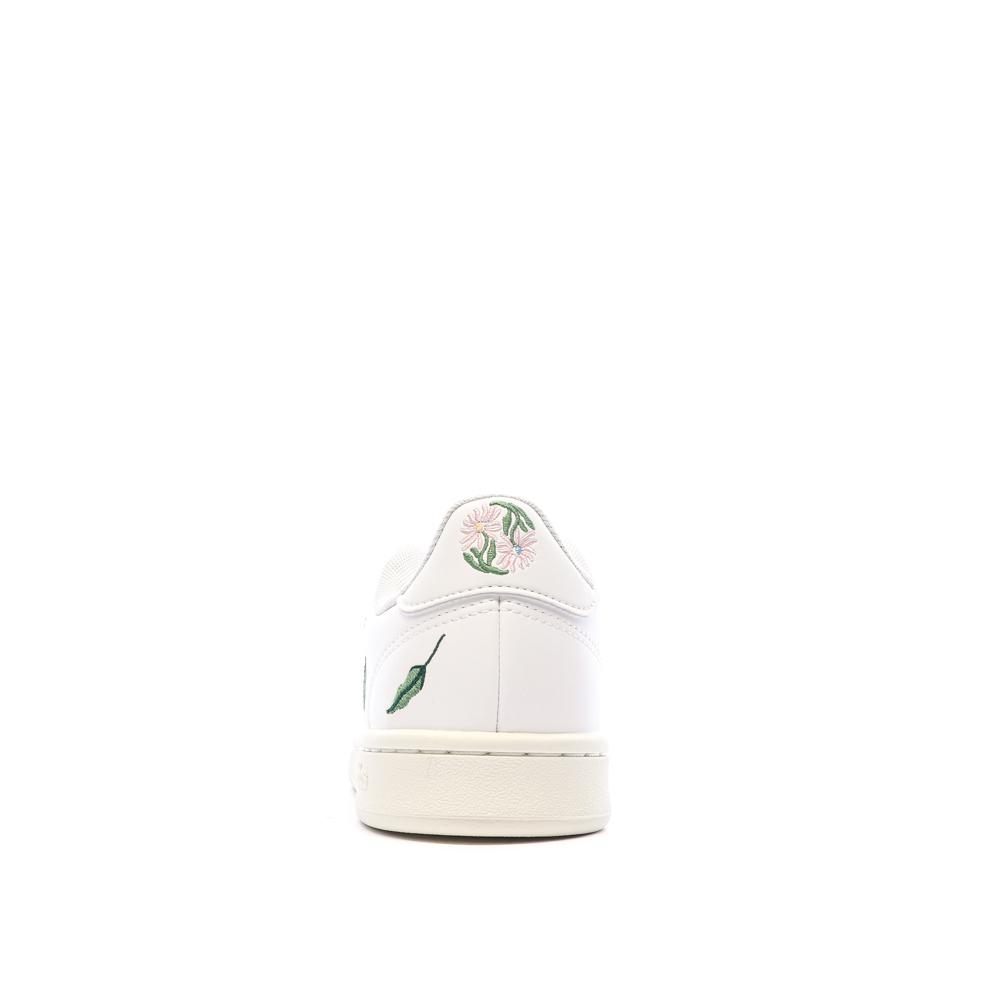 Adidas Baskets Blanc Femme Adidas Advantage Feuilles